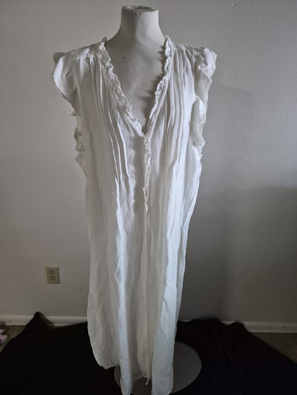 Xl) NWT Anthropologie Duster Vest / Long Button-Front Dress